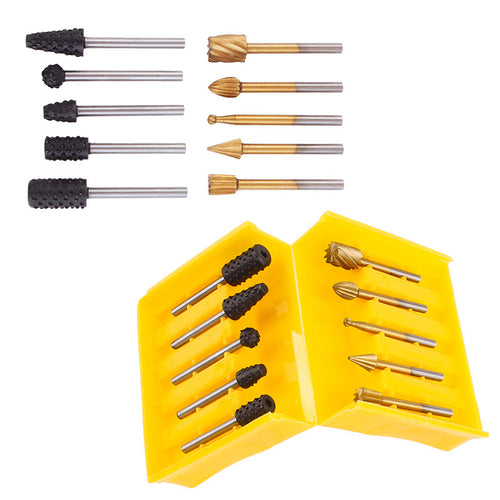 10pcs Mini Micro Aluminum Hand Drill With Keyless Chuck Speed Steel Twist Drills Rotary Tools Wood Drilling 87890