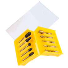 10pcs Mini Micro Aluminum Hand Drill With Keyless Chuck Speed Steel Twist Drills Rotary Tools Wood Drilling 87890