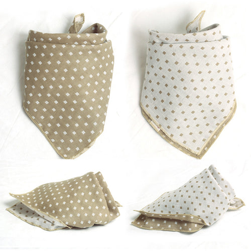 11 Styles Cotton Baby Bibs Saliva Towel Double Color Dot Burp Cloths Kids Baby Accessories Bebe babador