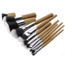1 Wood Handle Makeup Cosmetic Eyeshadow Foundation Concealer Brush Set