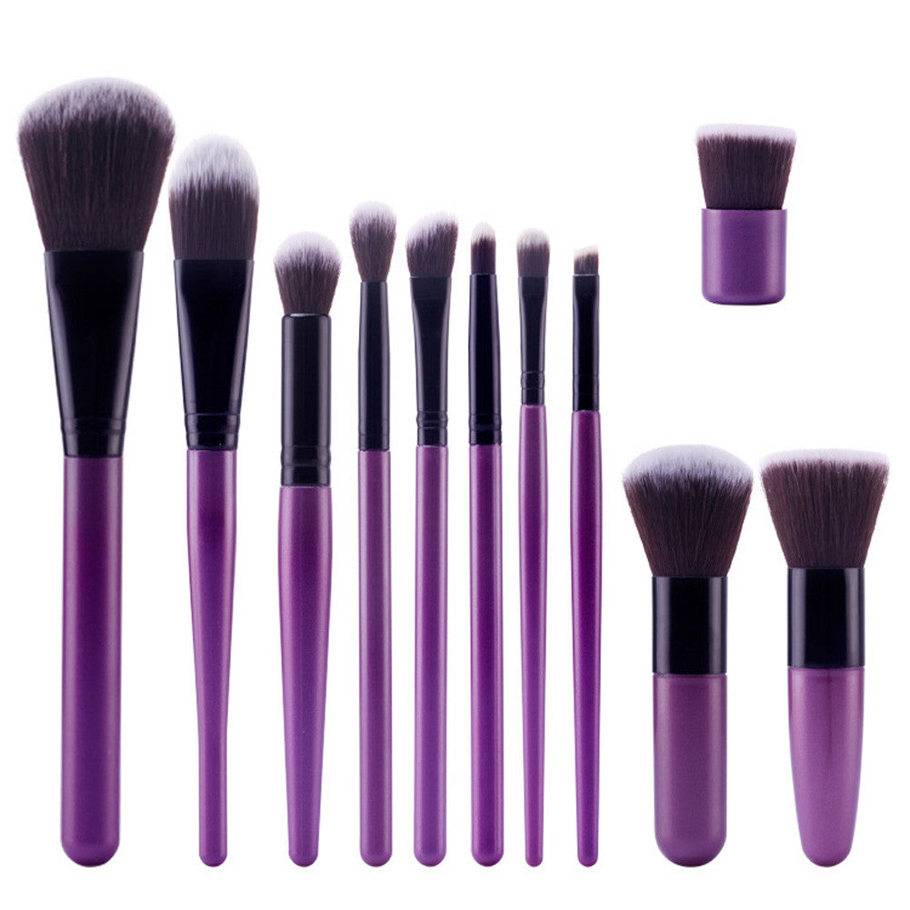 1 Purple Makeup Brush Pro Powder Blush Foundation Eyeshadow Eyeliner Lip Cosmetic Makeup Brushes brochas maquillaje