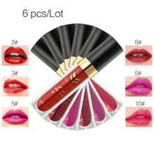 12 Color Huamianli Hydrating Velvet Waterproof Matte Lip Gloss Combination 36pcs