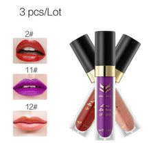 12 Color Huamianli Hydrating Velvet Waterproof Matte Lip Gloss Combination 36pcs