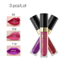 12 Color Huamianli Hydrating Velvet Waterproof Matte Lip Gloss Combination 36pcs