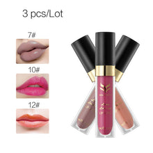 12 Color Huamianli Hydrating Velvet Waterproof Matte Lip Gloss Combination 36pcs