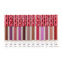 12 Color Red Velvet Matte Liquid Lipstick Cosmetic Water-proof Long-lasting Lip Gothic Lip Gloss Set