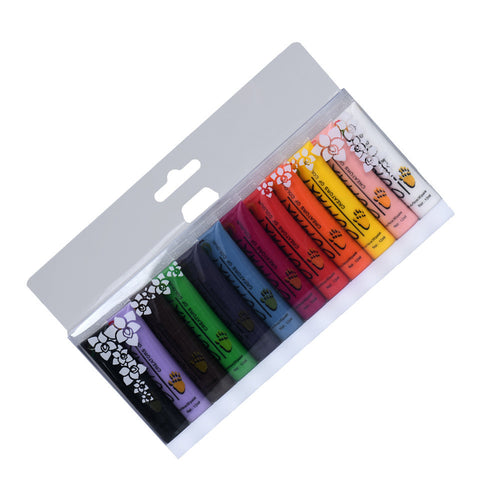 12 Colors 3D Nail polish uv gel arcylic Paint for nails abstract Tube Pigment Draw art Painting