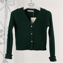 12 Colors Short Knitted Cardigan Jacket Women Coat Button Up Slim All Matched Little Cardigan Sweater Knitwear