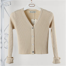 12 Colors Short Knitted Cardigan Jacket Women Coat Button Up Slim All Matched Little Cardigan Sweater Knitwear