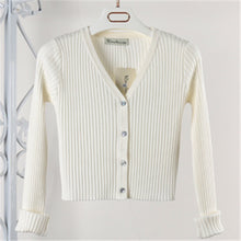 12 Colors Short Knitted Cardigan Jacket Women Coat Button Up Slim All Matched Little Cardigan Sweater Knitwear