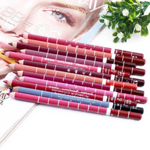 12 PCsSet Waterproof Lip Liner Pencil Long Lasting 15CM Lip liner pen makeup