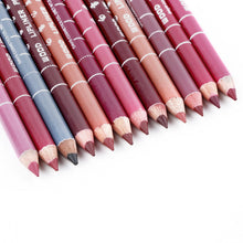 12 PCsSet Waterproof Lip Liner Pencil Long Lasting 15CM Lip liner pen makeup