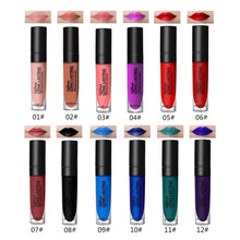 12 PcsKit 12 Colors Fadeless Waterproof And Long Lasting Liquid Lipstick BeautyMakeup Lipstick Lip Gloss