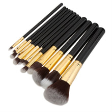 12 Pcs Makeup Cosmetic Blush Brush Eyebrow Foundation Powder Brushes Set h