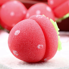 12 pcs Rollers Curlers Strawberry Balls Hair Care Soft Sponge Lovely DIY Tool