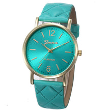 12Colors Geneva Womens Watches Men Wrist Watch Roman Watch Ladies Leather Band Quartz Watch Montre Feida