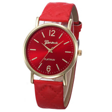 12Colors Geneva Womens Watches Men Wrist Watch Roman Watch Ladies Leather Band Quartz Watch Montre Feida