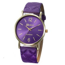 12Colors Geneva Womens Watches Men Wrist Watch Roman Watch Ladies Leather Band Quartz Watch Montre Feida