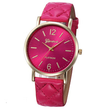 12Colors Geneva Womens Watches Men Wrist Watch Roman Watch Ladies Leather Band Quartz Watch Montre Feida