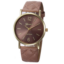12Colors Geneva Womens Watches Men Wrist Watch Roman Watch Ladies Leather Band Quartz Watch Montre Feida