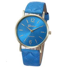 12Colors Geneva Womens Watches Men Wrist Watch Roman Watch Ladies Leather Band Quartz Watch Montre Feida
