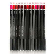 12pcs 12Color Waterproof Non-dizzy Lipliner Pencil Waterproof Long-lasting Contour Lip Liner Soft Texture RedNude Makeup