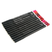 12pcs 12Color Waterproof Non-dizzy Lipliner Pencil Waterproof Long-lasting Contour Lip Liner Soft Texture RedNude Makeup