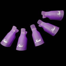 10pcss  Remover Gel Polish Nail Art Soakers Remover Soak Off Cap Clip Tools UV Nail Degreaser Polish Wrap Tool Nails