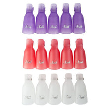 10pcss  Remover Gel Polish Nail Art Soakers Remover Soak Off Cap Clip Tools UV Nail Degreaser Polish Wrap Tool Nails