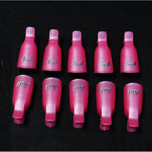 10pcss  Remover Gel Polish Nail Art Soakers Remover Soak Off Cap Clip Tools UV Nail Degreaser Polish Wrap Tool Nails