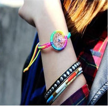 Fashion Dream Catcher Bracelet Alloy And Rope Leather Cute Charm Campanula 14-16cm 4g popular Bracelets