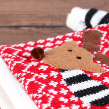 Christmas Sweater Red Wine Bottle Cover Bags Santa Claus Dinner Table Decoration Clothes With Hats Party Decor 91785