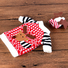 Christmas Sweater Red Wine Bottle Cover Bags Santa Claus Dinner Table Decoration Clothes With Hats Party Decor 91785