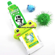 Cartoon FrogAnimal Toothpaste Tube Squeezer Easy Squeeze Paste Dispenser Roll Holder