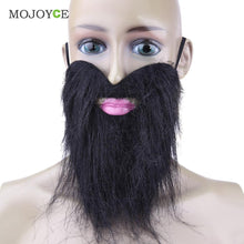 Funny Costume Party Male Man Halloween Beard Facial Hair Mustache Artificial Beard Stick-on Tash Whisker Dress Party Joke