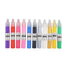 12 Colors Beautiful 3D Nail Art Paint Drawing Pen Acrylic Nail Art Polish Carved Pen Kit Set DIY nail tools