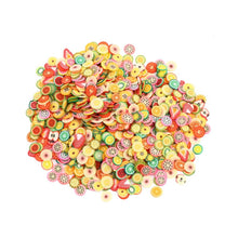 1000Pcs DIY Fruit Polymer Clay Slices Nail Art Sticker Tip Decorations