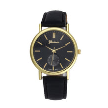 100% Clocks Geneva Roman Numerals Leather Analog Quartz Watch Women Watches woman geneve watch Gifts
