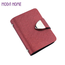New Fashion Unisex Faux Leather Fold Design Multiple Card Slots Credit Card ID Business Card Holder