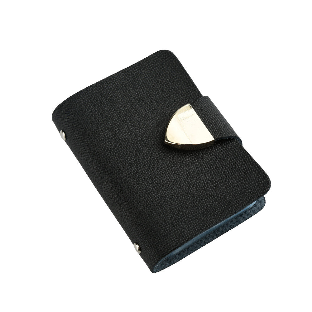 New Fashion Unisex Faux Leather Fold Design Multiple Card Slots Credit Card ID Business Card Holder
