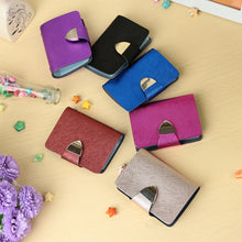 New Fashion Unisex Faux Leather Fold Design Multiple Card Slots Credit Card ID Business Card Holder
