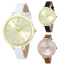 Vogue Women Watch Girl Geneva Relojes Analog Dial Elegent Thin Leather Strap Wristwatch Dress Clocks