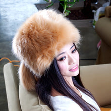 Fashion Colorful Warm Tail Beanie Beret Cap Women Imitation Faux Fur Ear Hat Bomber Hats for Girls