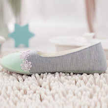 plus size 35-40 mokingtop Women Home Slippers Spliced Warm Pregnant Women Shoes Ladies Yoga Ballet Flat Shoes
