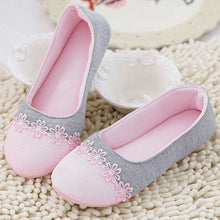 plus size 35-40 mokingtop Women Home Slippers Spliced Warm Pregnant Women Shoes Ladies Yoga Ballet Flat Shoes
