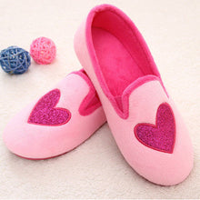 plus size 36-39 mokingtop Women Home Slippers Spliced Heart Warm Pregnant Women Shoes Ladies Yoga Ballet Flat Shoes