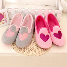 plus size 36-39 mokingtop Women Home Slippers Spliced Heart Warm Pregnant Women Shoes Ladies Yoga Ballet Flat Shoes