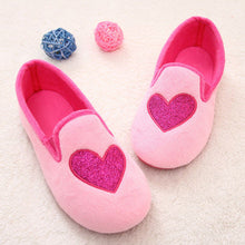 plus size 36-39 mokingtop Women Home Slippers Spliced Heart Warm Pregnant Women Shoes Ladies Yoga Ballet Flat Shoes