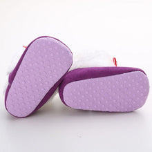 Baby Knitted Faux Fleece Crib Snow Boots Shoes Kids Bowknot Woolen Moccasins Booties Shoes