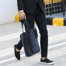 Brand Men Weave Handbag Men Canvas Bags Business Laptop Bag Briefcase Man Crossbody Shoulder Handbag Men's Messenger Bags